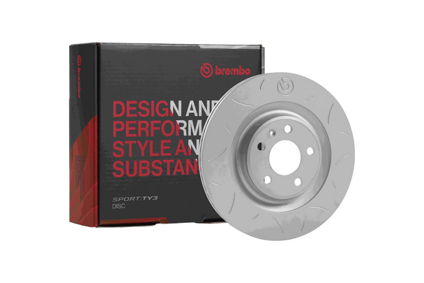 Pair of Brembo Sport TY3 310mm x 22mm Vented Rear Disc for Mk6/Mk7 Platform VAG Vehicles