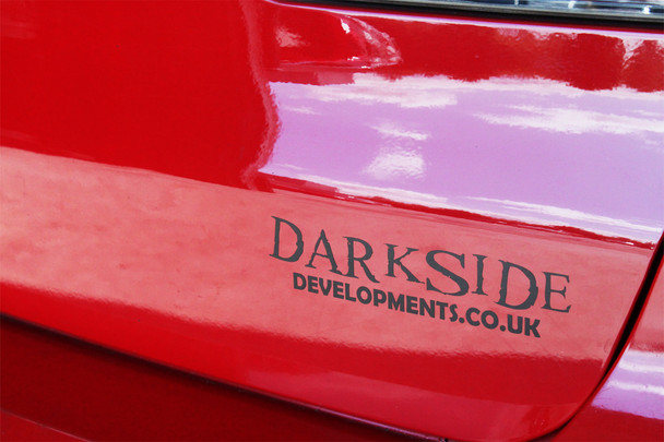 Darkside Developments Simple Matte Black Stickers