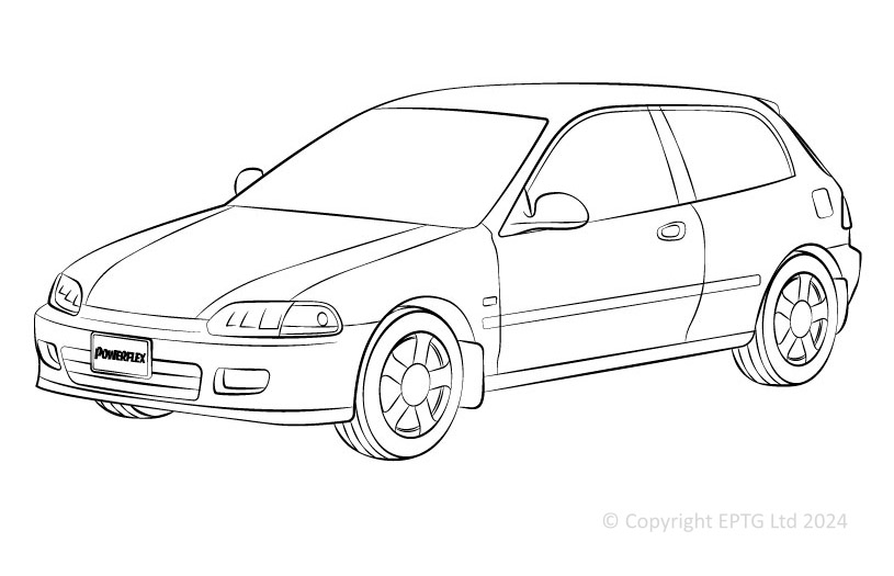 Civic Mk5 EG-EJ inc CRX del Sol - 1991-1995