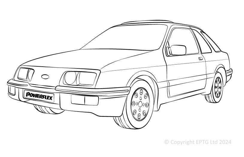 Sierra XR4i , XR4x4 -1992 - 1983-1985