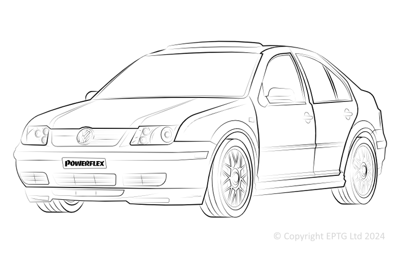 Jetta Mk4 A4 2WD - 1999-2005