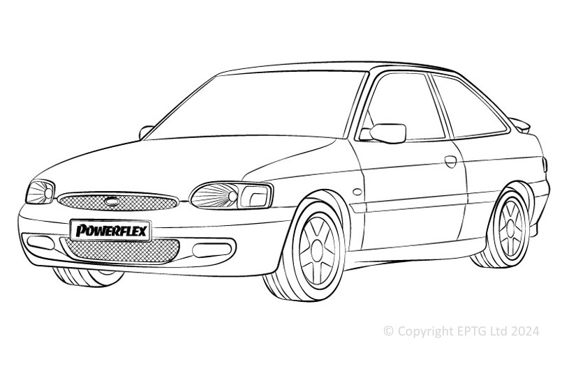 Escort MK5,6 RS2000 4X4 - 1992-1996