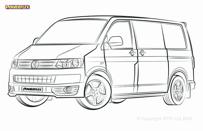 T5 Transporter inc. 4Motion - 7H & 7E - 2003-2015