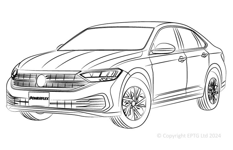 Jetta Mk7 A7 Rear Beam - 2018-