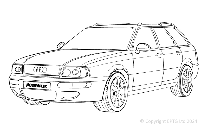 80, 90 Quattro, S2, RS2 inc Avant - B4 - 1992-1996