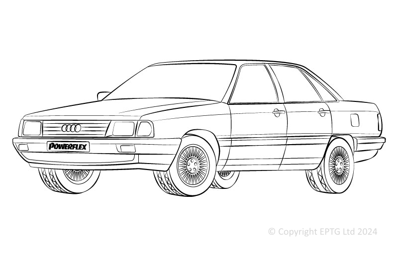 100 Quattro inc Avant - 44 C3 - 1984-1990