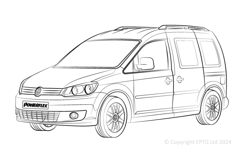 Caddy Mk3.5 2K 06 & - 2010-2020