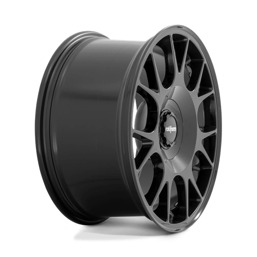 rotiform TUF-R 19x8.5J +45 PCD112 100 ① Rotiform TUF-R GLOSS BLACK Alloy Wheel - 19X8.5 - 5X108/5X120 - CB