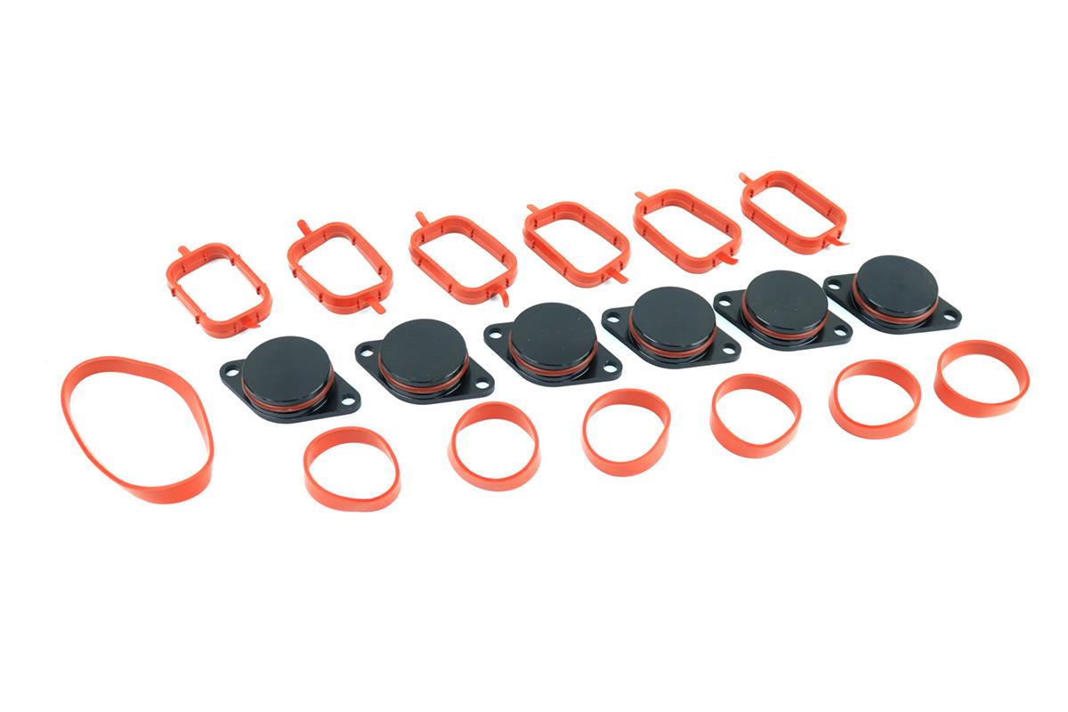 6x 33mm Swirl Flap Removal Blanking Plugs Kit – For BMW M57 Diesel (Black Aluminum, Dyno Racing)