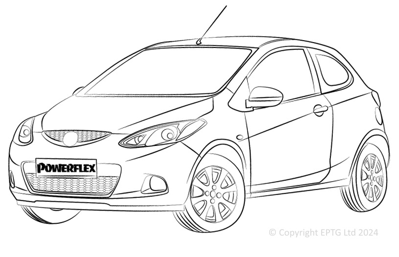Mazda 2 DE - 2007-