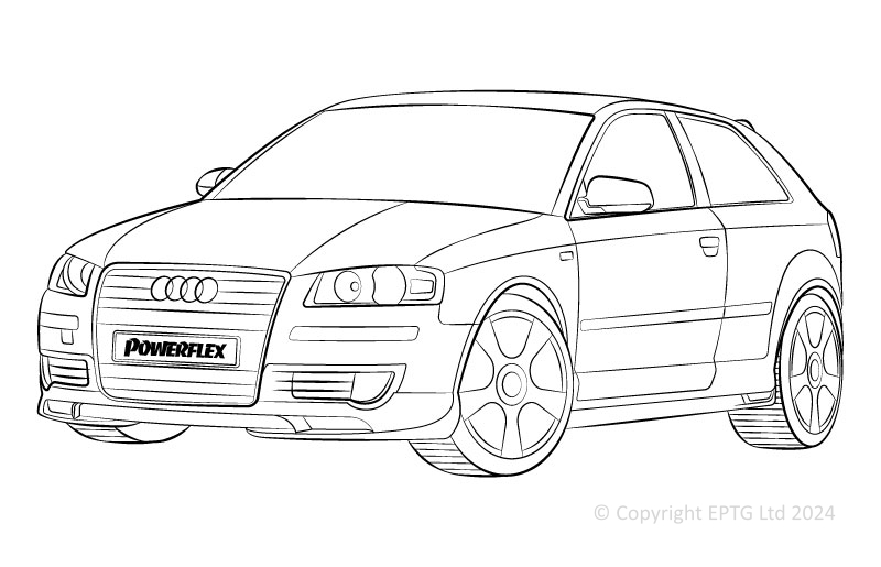 A3 inc Quattro Mk2 - 8P - 2003-2012