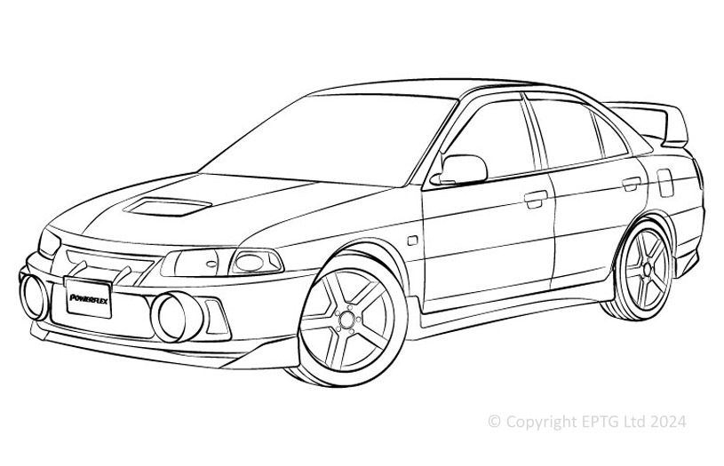 Lancer Evolution IV, V & VI RS & GSR - 1996-2001
