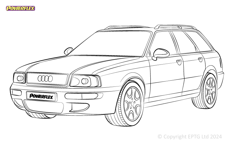 80, 90 Quattro, S2, RS2 inc Avant - B4 - 1992-1996