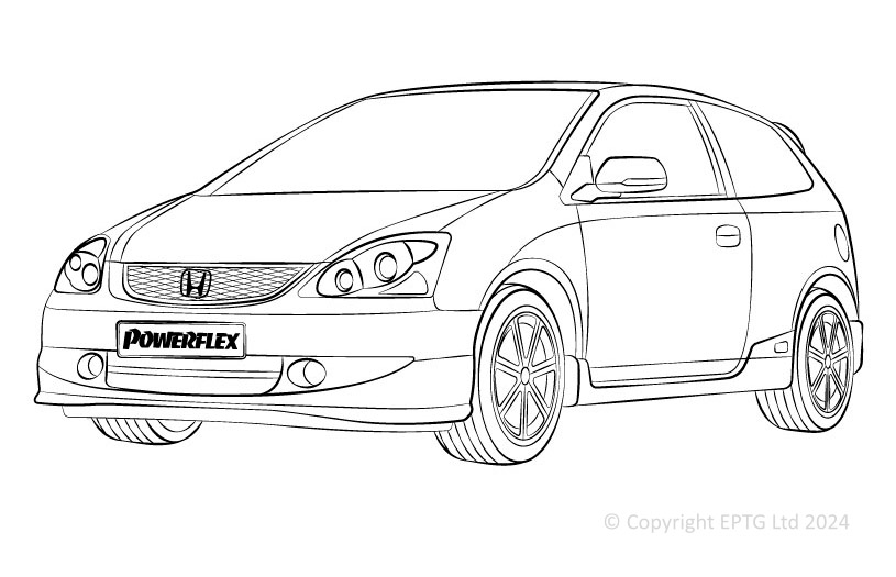 Civic Mk7 EP & EU inc. e R - 2001-2005