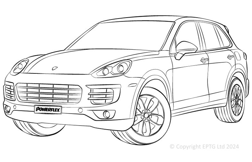 Cayenne E2 958 & 958.2 92A - 2011-2017