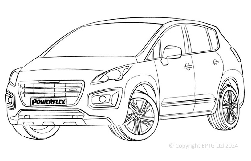 3008 Mk1 Hybrid4 4x4 - 2011-2016