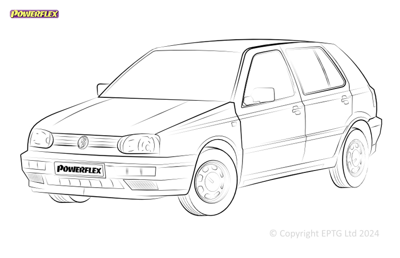 Golf Mk3 2WD - 1H - 1992-1998