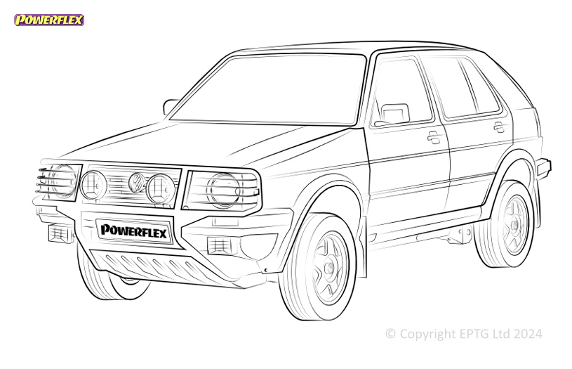 Golf Mk2 4WD inc Rallye & Country - 1G - 1985-1992