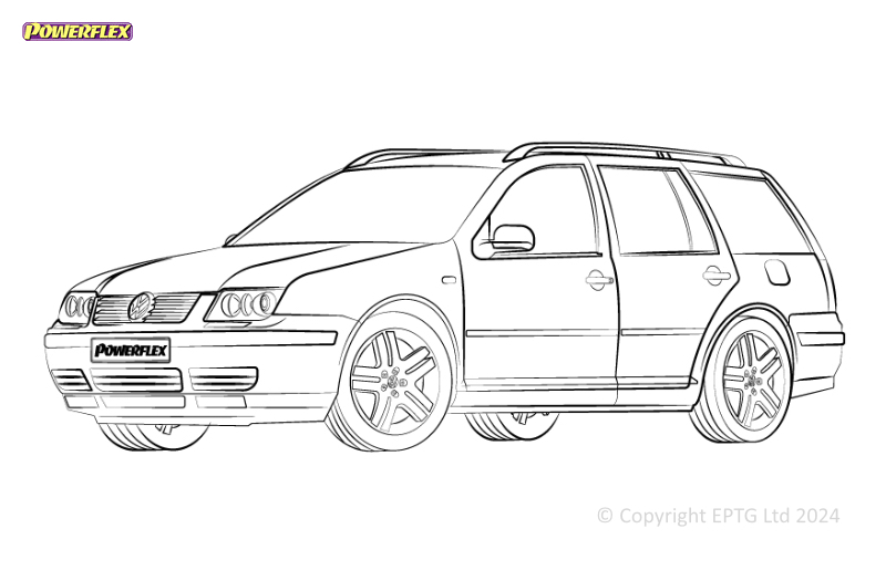 Bora 2WD - 1J - 1999-2005