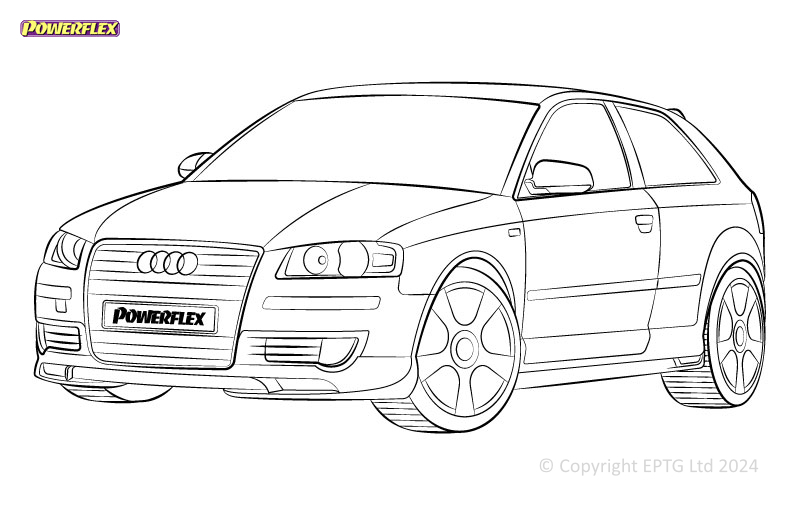 A3 inc Quattro Mk2 - 8P - 2003-2012