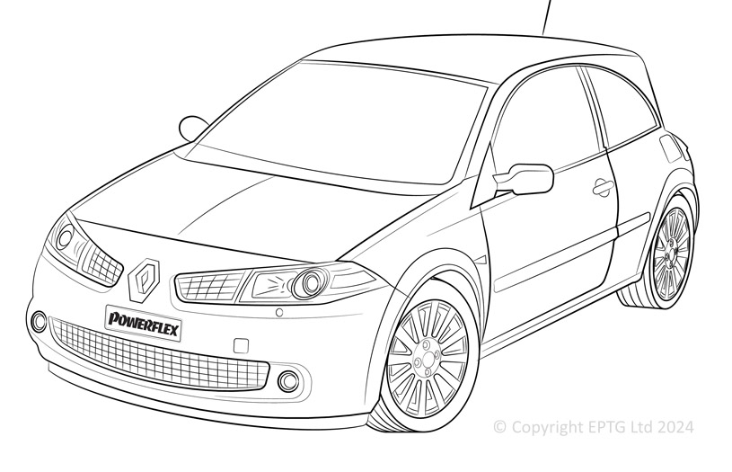 Megane II inc RS 225, R26 and Cup - 2002-2008