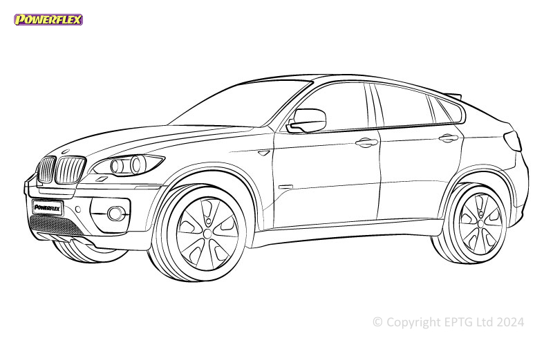 X Series - E72 - X6 ActiveHybrid - 2008-2011