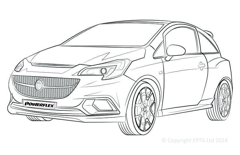 Corsa E inc VXR & OPC - 2014-2019