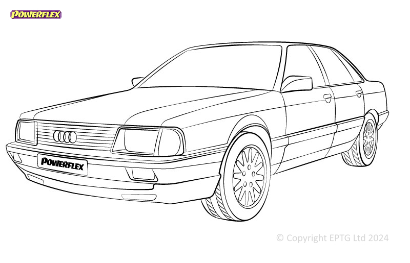 100 Quattro inc Avant - 44 C3 - 1984-1990