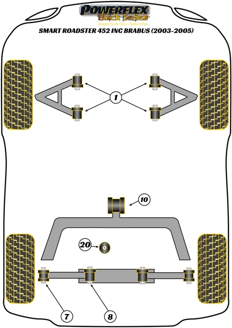 Roadster 452 inc Brabus - 2003-2005