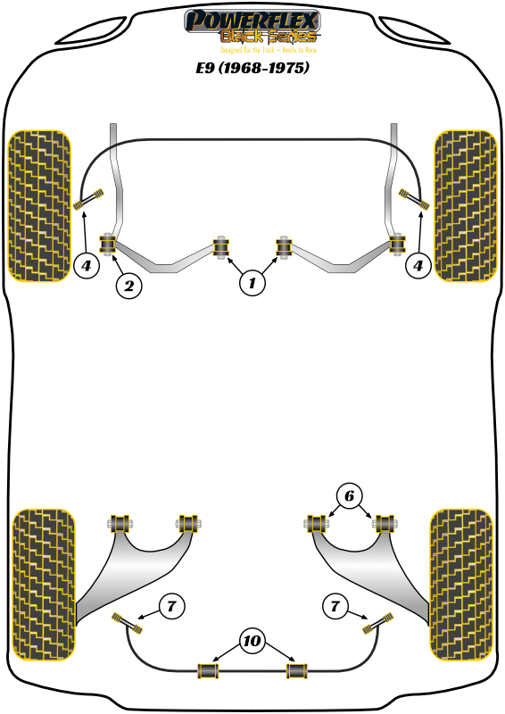 E9 2.5CS-3.0CSL - 1968-1975