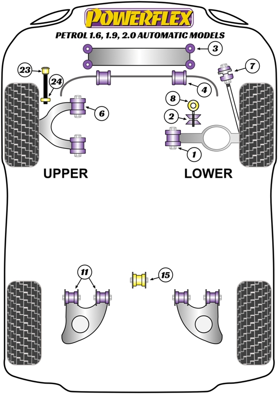 Transporter T25 & T3 1.6-2.0 - Auto - 1979-1992