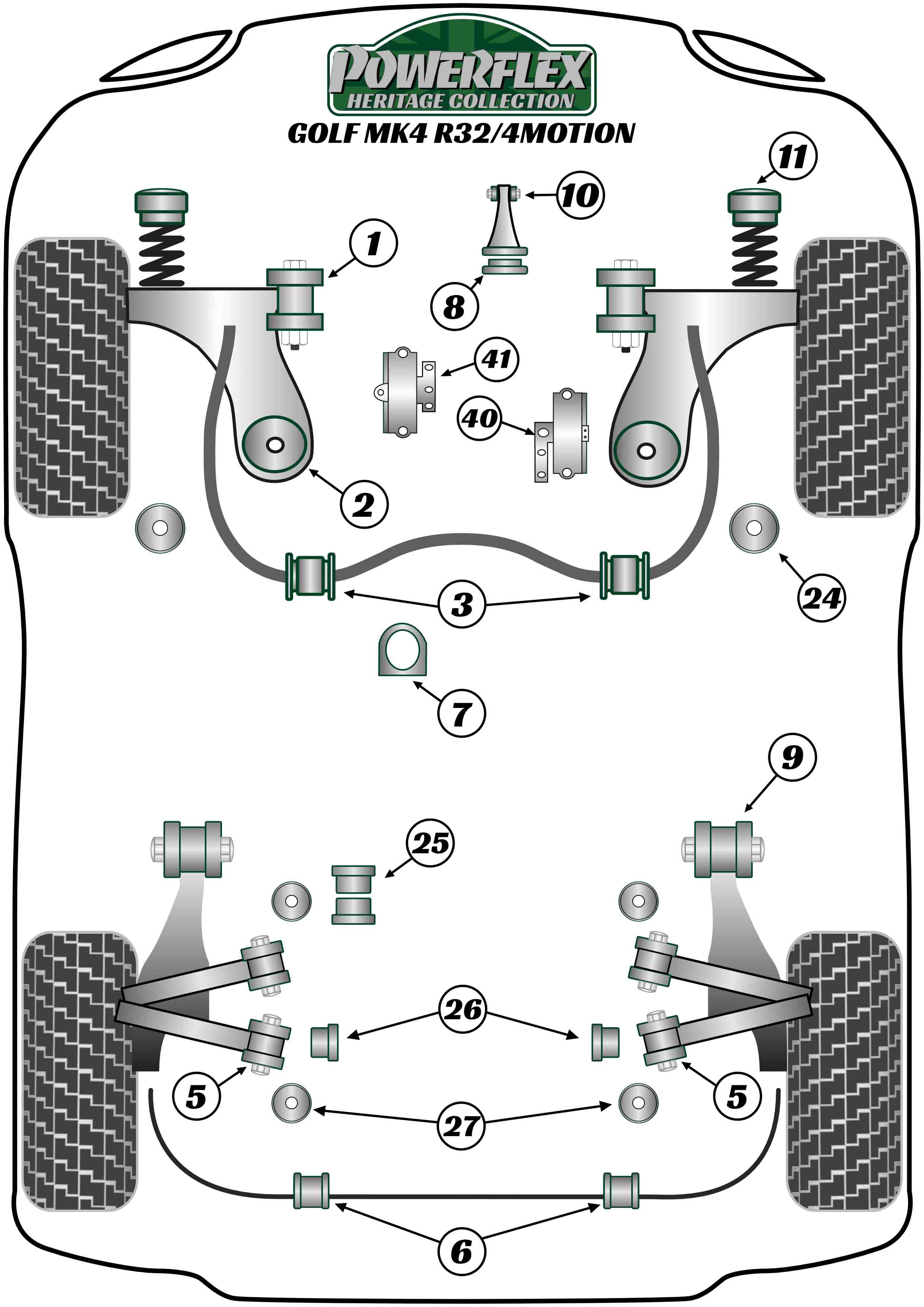 Golf Mk4 R32 & 4Motion - 1J - 1997-2004