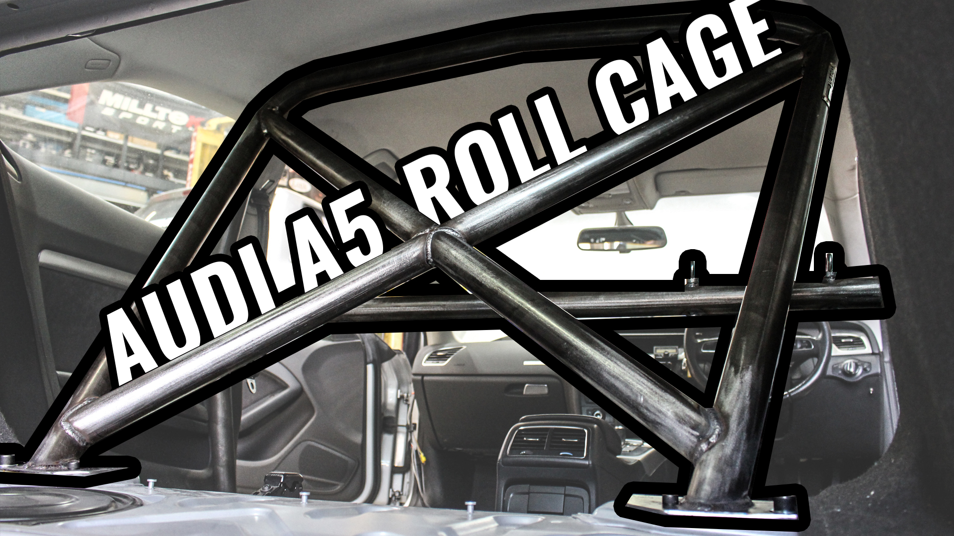 Roll Cage, Buckets Seats and 4 Point Harnesses AUDI A5 3.0 TDI QUATTRO PROJECT Darkside