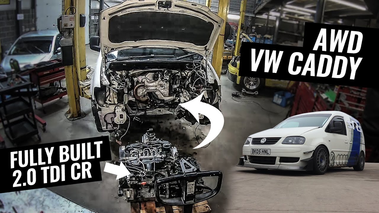 SRS Automotive 2.0 TDI CR DSG 4Motion Caddy Race Van Engine and