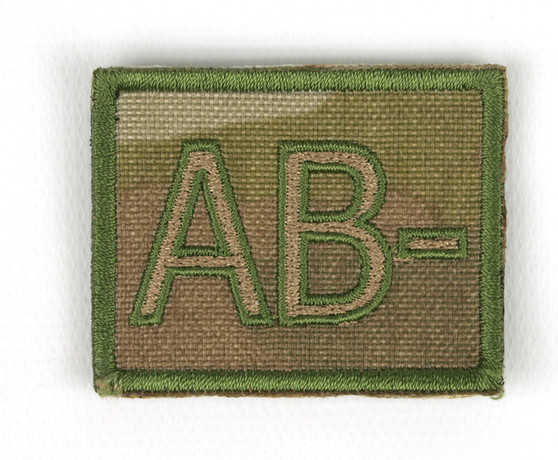 AB NEG (AB-) MultiCam Patch 