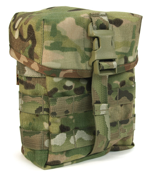Large Lidded Utility Pouch - QASM Buckle