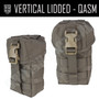 Vertical Lidded Utility Pouch - QASM Buckle