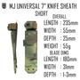 MJ Universal 7" Knife Sheath