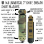 MJ Universal 7" Knife Sheath