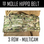 Clearance -  Webbing Hippo Belt 3 x 18 in Coyote Brown