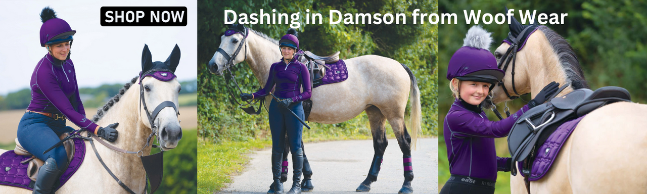 Woof Wear Damson Range at Totally Tack