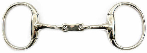 Dever Dever Curved Mouth French Link Eggbutt Snaffle