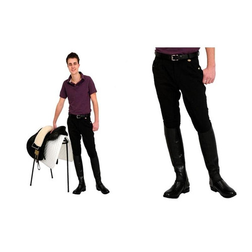 Rugged Breeches Rugged Horse Mens Full Seat Breeches - Black or Navy