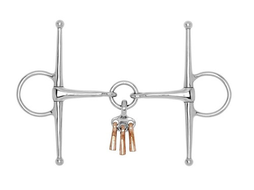 Dever Dever Full Cheek Jointed Snaffle with Copper Keys