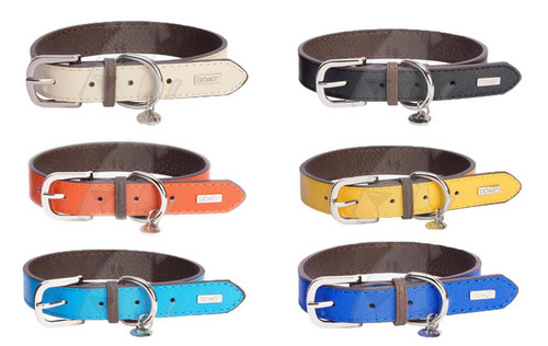 PJ Pet Products DO and G Leather Dog Collars - All Colours