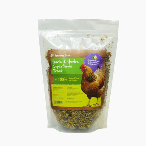 Natures Grub Natures Grub Garlic and Herb Superfoods Treat - 600g