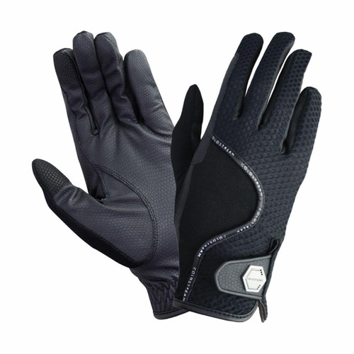 Coldstream Swinton Mesh Summer Riding Gloves - Black