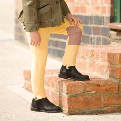 Equetech Dinky Deluxe Jodhpurs - Canary