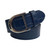 Equetech Stirrup Buckle Leather Belt - Navy Snakeskin