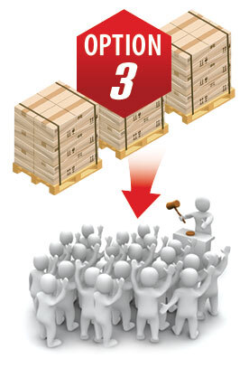 3 - Sell at Auction - Quick clearance with less emphasis on recovery